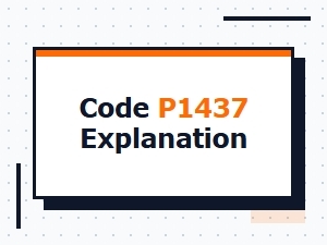 Code P1437 Solution Steps Explained